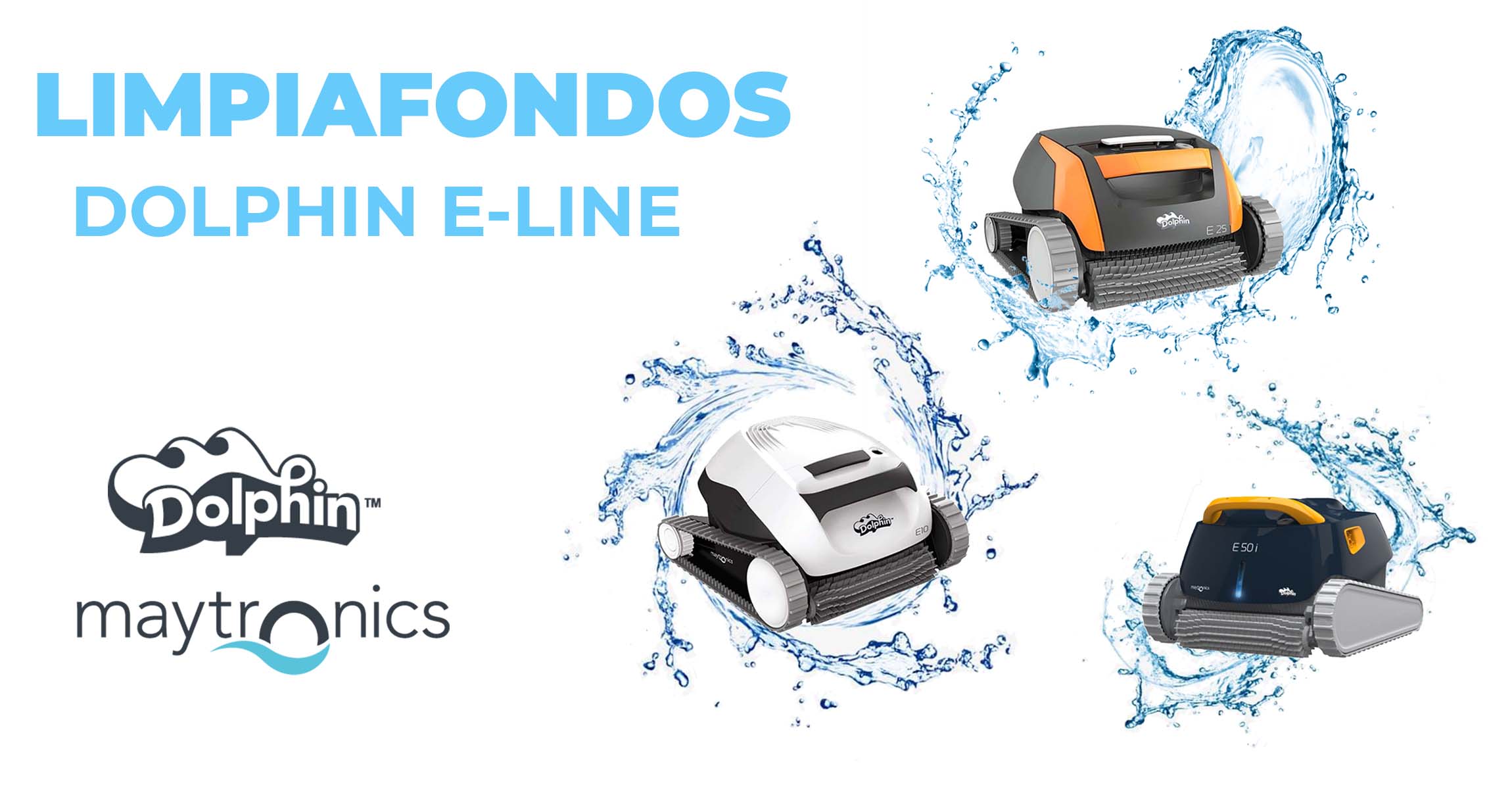 Robots piscina E-Line Dolphin