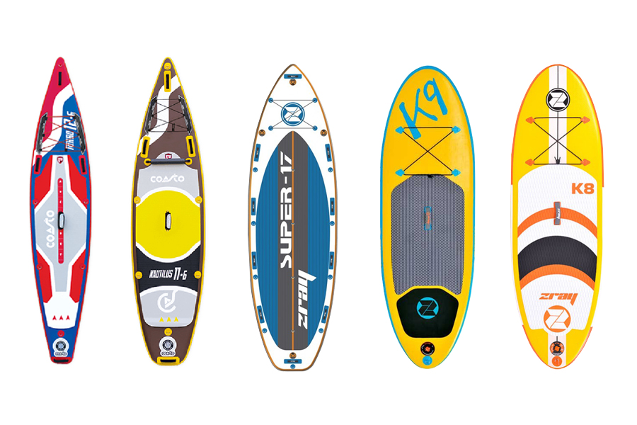 Diferentes modelos de tablas Paddle Surf