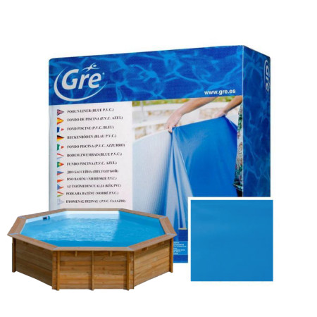 Liner Azul para piscinas circulares de madera Sunbay Gre