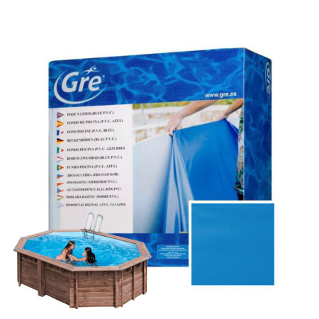 Liner Azul para piscinas ovaladas de madera Sunbay Gre