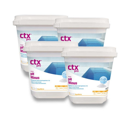 Minorador de pH granulado CTX-10 pack 4