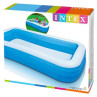 Caja de la piscina hinchable Intex Azul