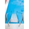 Escalera acceso piscina Fácil Land estructura metálica