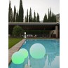 Lámpara Jardín Buly esfera de luz de colores piscina