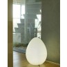 Lámpara jardín Ovo con forma de huevo luz blanca