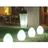 Lámpara jardín Ovo con forma de huevo exterior decoración