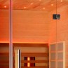 Sauna infrarrojos Pandora luz naranja