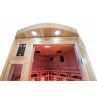 Interior Sauna Infrarrojos Apollon 3/4 Plazas