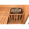 Estufa Sauna de Vapor Zen Angular para 3 Personas 
