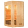 Lateral Sauna de Vapor Zen Angular para 3 Personas 