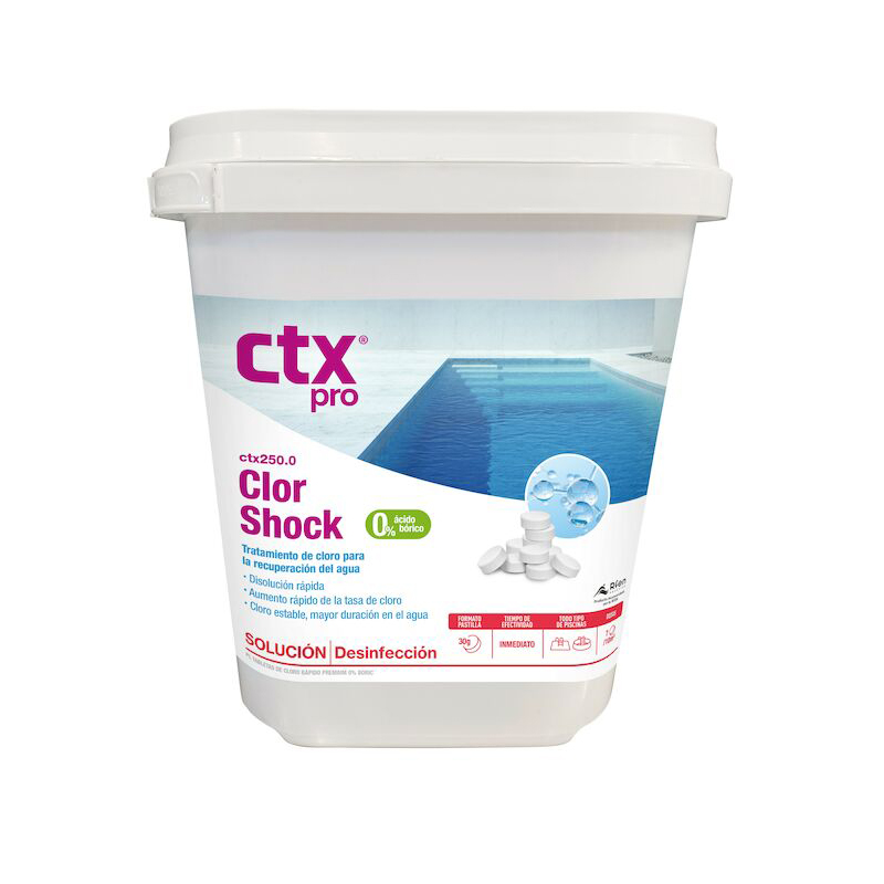 Dicloro Clorshock CTX 250.0 - tabletas 30 g