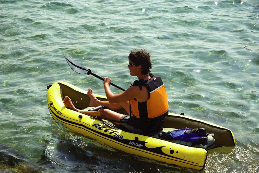 Kayak hinchable Reef 240 Sevylor para travesías
