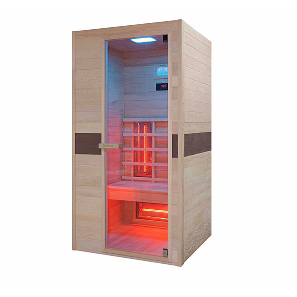 Sauna de madera e infrarrojos Ruby