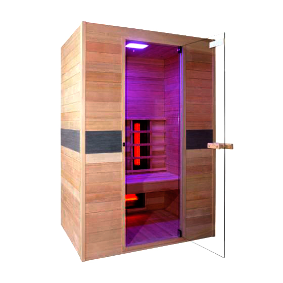 Sauna de infrarrojos Jade doble