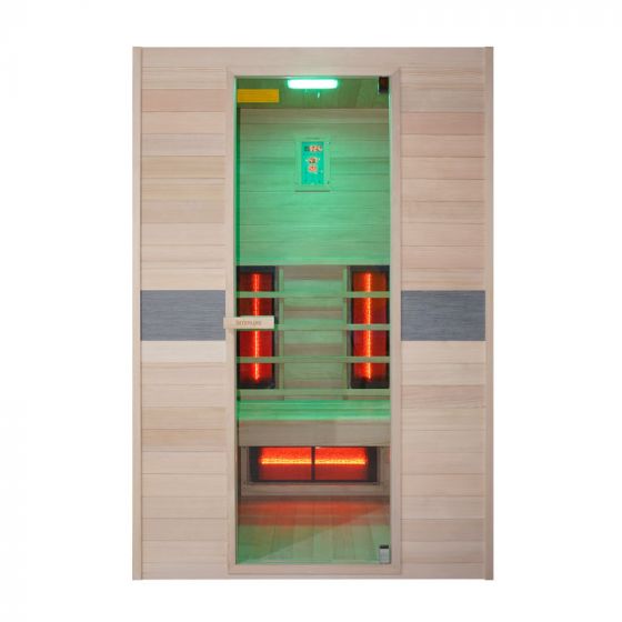 Sauna Jade doble luz verde