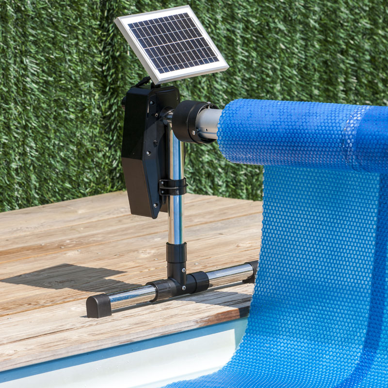 Enrollador solar piscinas enteradas muestra