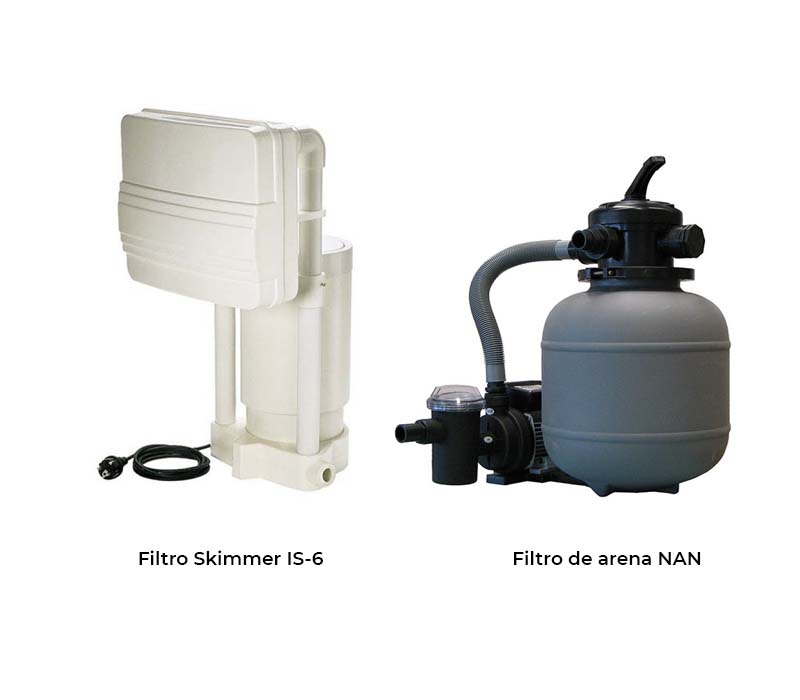 Filtro IS-6 y filtro de arena NAN