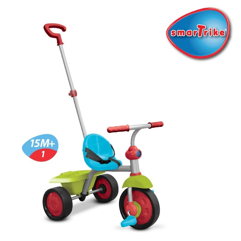 Triciclo Smart trike Fun - Verde y Azul