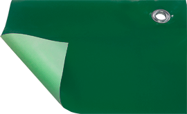 Cobertor para piscinas verde y crema