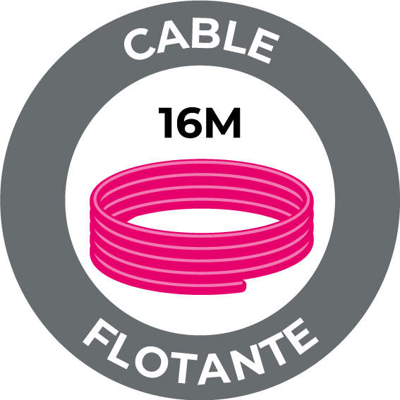 Cable flotante Limpiafondos D100