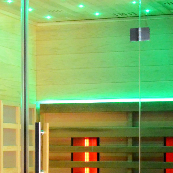 Luz verde Sauna infrarrojos Pandora
