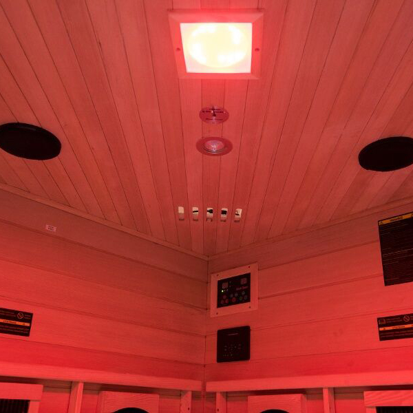 Iluminación roja Sauna infrarrojos Salome