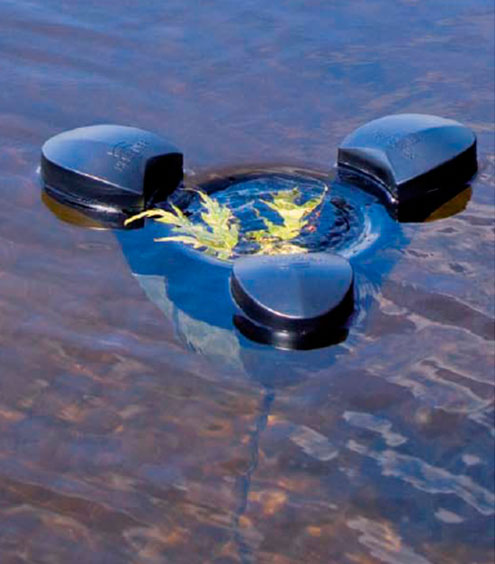 Skimmer flotante estanque heissner