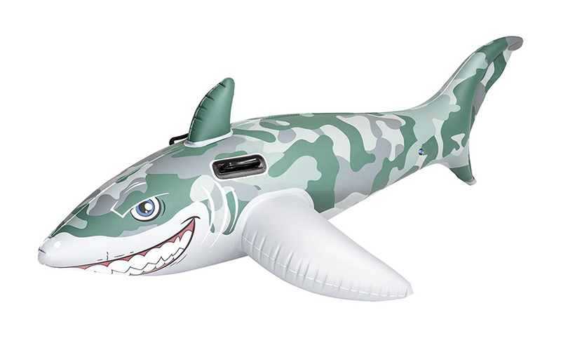 flotador tiburón army