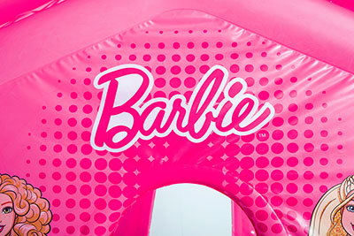 Logo barbie casita Bestway