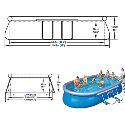 Peculiar Violeta Prominente Cuánto espacio es necesario para una piscina? - Blog Outlet Piscinas