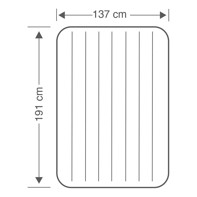 Medidas colchón hinchable Intex 68758
