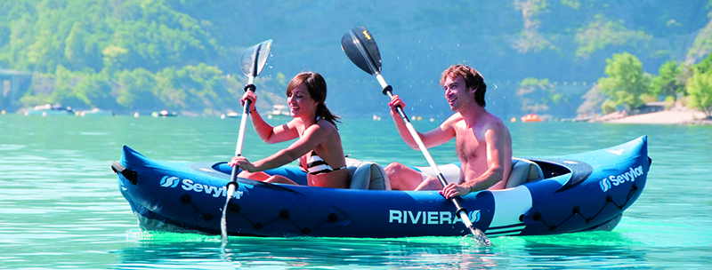 Kayak hinchable Riviera Sevylor para excursiones