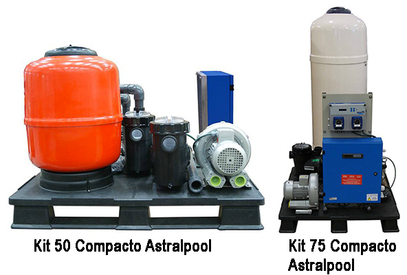 Kits Compactos 50 y 75 Astralpool para Spas Públicos