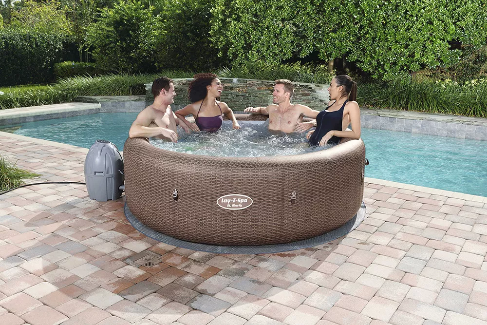 Hinchable LAY-Z-SPA St. Moritz Airjet Bestway Piscinas Outlet - Spa