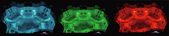 Cromoterapia Spas AstralPool 5 Focos Iluminción LED